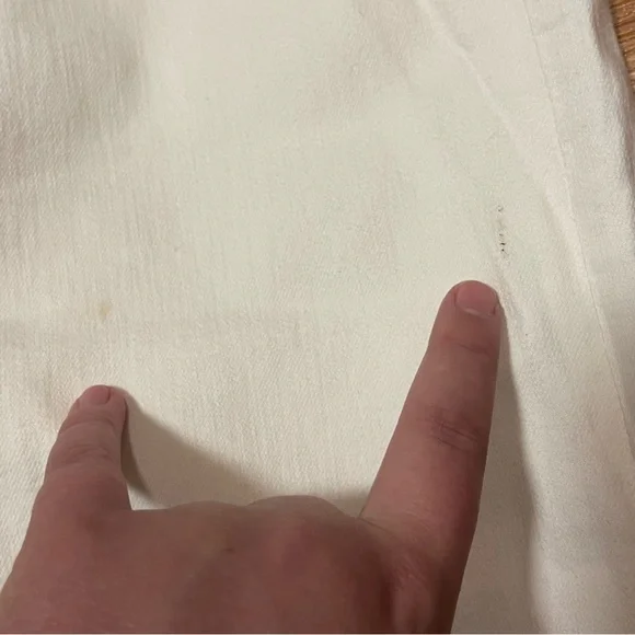 Mother High Waisted Rider Ankle Jeans in Fairest of Them All (White), Size 27 - Picture 7 of 13